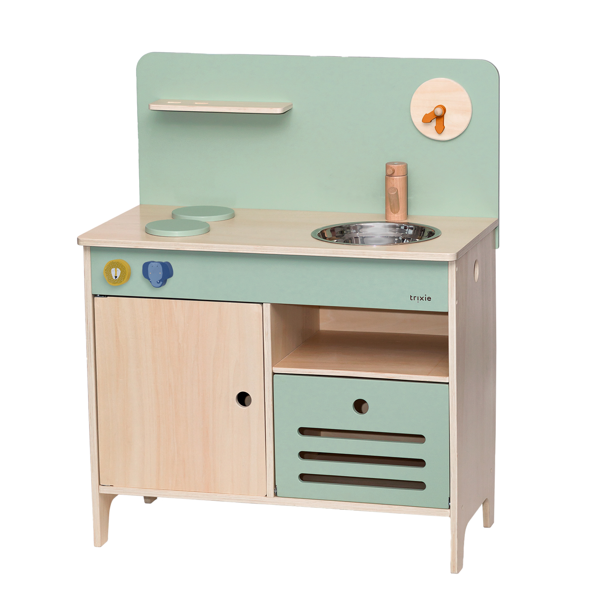 Buy the Trixie Wooden Play Kitchen from PlayFaire UK