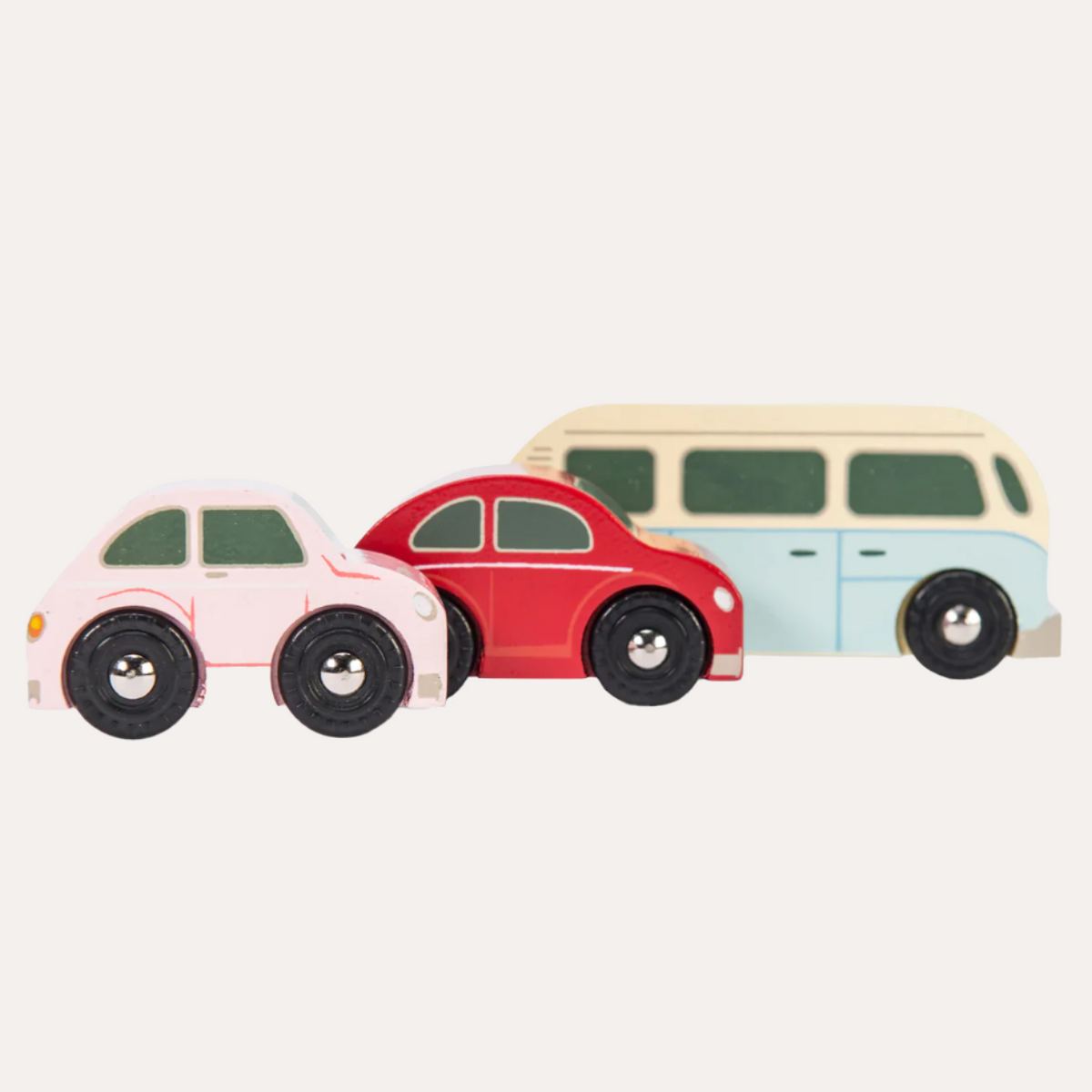 Buy the Le Toy Van Retro Metro Car Set PlayFaire UK