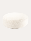 Cream White Ottoman
