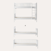 Classic Bunk Bed to 1 Classic Bed & 1 Day Bed Conversion Kit, White