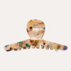 Speckled Rainbow Claw Clip