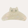 Pearly Kitty Claw Clip