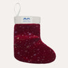 Filled Christmas Stocking - Burgundy