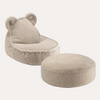 Biscuit Bear Beanbag & Ottoman Bundle