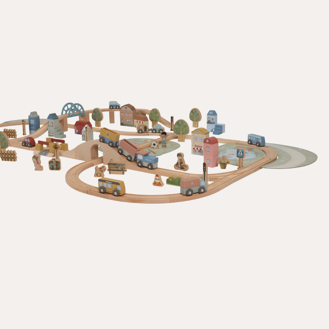 PlayFaire | Little Dutch Train Track Set XL FSC | PlayFaire UK