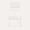 Mini+ Cot Bed incl. Junior Kit to Low Loft Bed, White/Oak