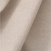 Close-up of Oliver Furniture Mini+ curtain fabric in Nature, showing soft folds and a pale woven texture.