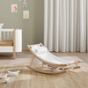 Toddler Rocker, Oak/White
