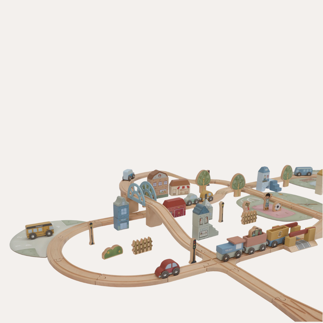 PlayFaire | Little Dutch Train Track Set XL FSC | PlayFaire UK