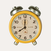 Alarm Clock, Mouse - Yellow