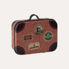 Suitcase, Micro - Red