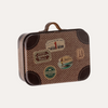 Suitcase, Micro - Brown