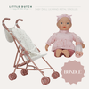 Baby Doll Lily and Metal Doll Stroller