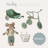 Maileg Tricycle Bundle with Big Brother - Green