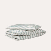 Dear April Waves Junior Bedding Set with folded duvet cover and pillowcase