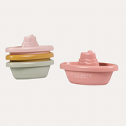 Stackable Bath Play Boats - Pink