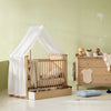 Camp Novel Canopy for Cot Bed, Transparent White