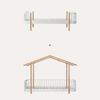 Original Bed to House Bed Conversion Kit, White/Oak