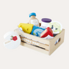 Cheese & Dairy Wooden Market Crate