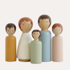 Dubois Wooden Family Dolls - 5 Piece
