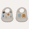 Tilda Printed Bib - Monster / Mist (2 Pack)