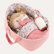 Baby Doll Rosa in Basket GRS