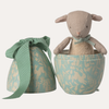 Easter Egg with Micro Lamb, Small - Dusty Mint