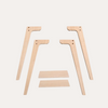 Additional legs for desk 041011, oak