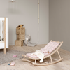 Baby & Toddler Rocker, Oak/Rose