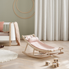 Toddler Rocker, Oak/Rose