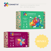 Connetix Tiles Creative Geometric Pack (102 + 30 Piece Bundle)