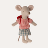 Tricycle Mouse, Big Sister With Bag - Red