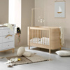 Mini+ Cot Bed incl. Junior Kit, 68x122/162 cm, Oak