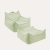 Herba Outdoor Beanbag Chair & Ottoman Bundle