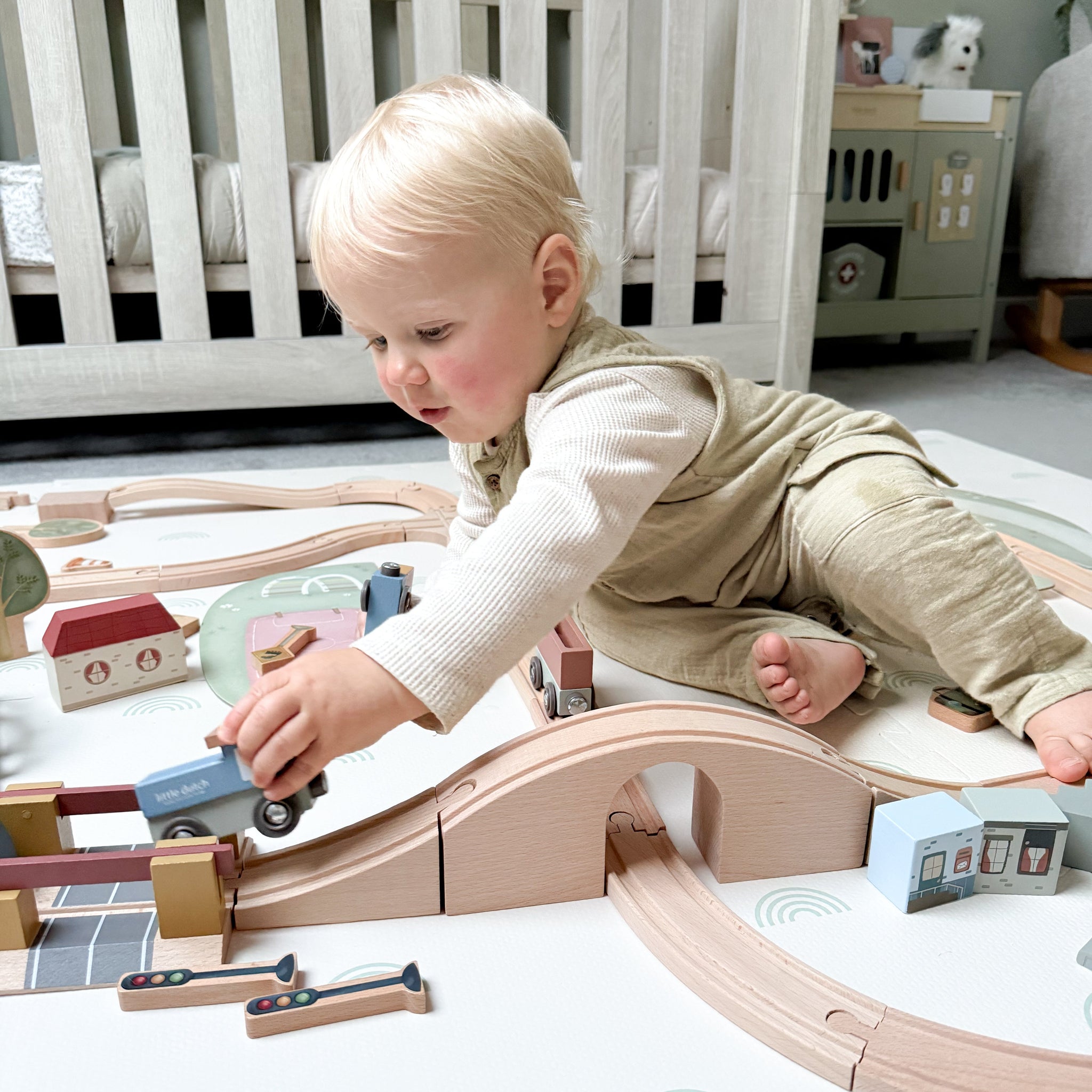 PlayFaire | Little Dutch Train Track Set XL FSC | PlayFaire UK