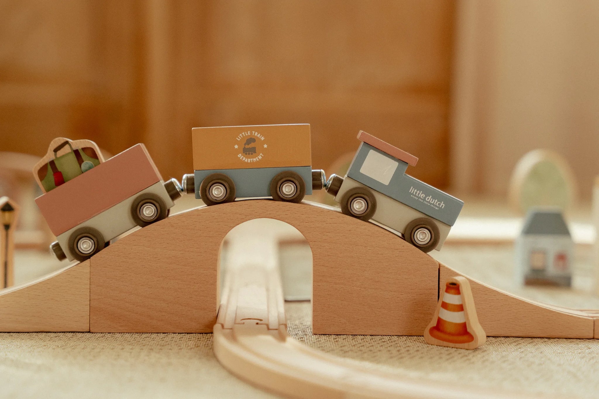 PlayFaire | Little Dutch Train Track Set XL FSC | PlayFaire UK